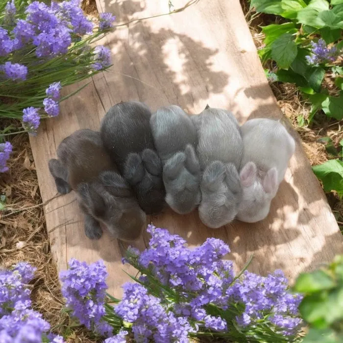 Bunnies Along the River Picture 3