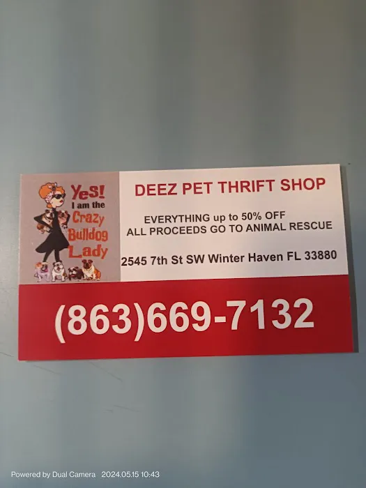 Deez pet thrift store Picture 1