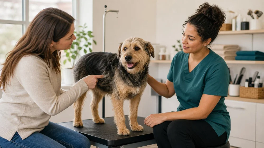 Pet Groomer Intake: Share Health and Handling Needs