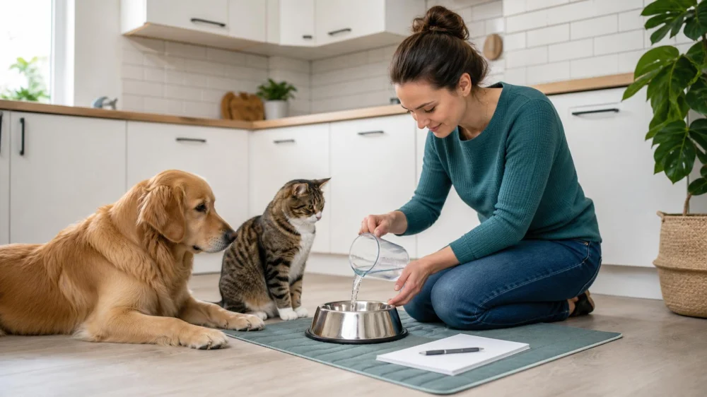 Pet Drinking More or Less? Measure Before the Vet Call