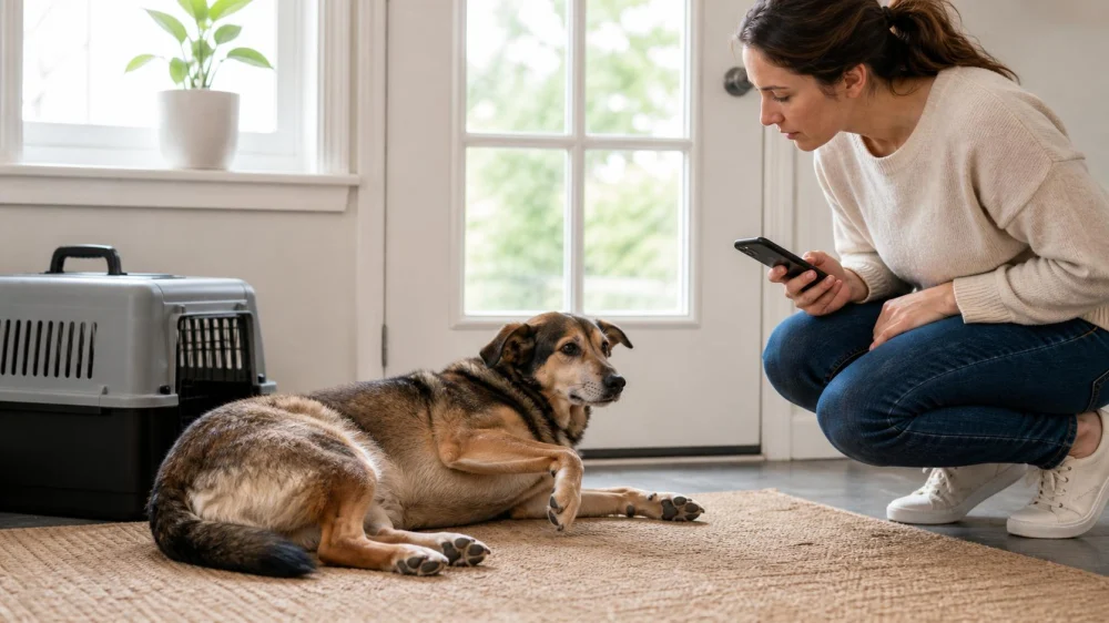 Dog Suddenly Limping: Triage Before You Move Them