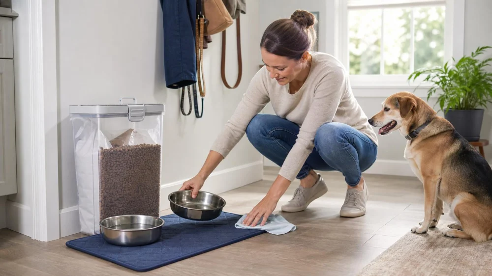 Pet Feeding Station Hygiene: Bowls, Mats, and Storage