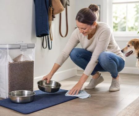 Pet Feeding Station Hygiene: Bowls, Mats, and Storage