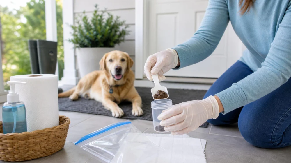 Pet Stool Sample: How to Collect and Store It for the Vet