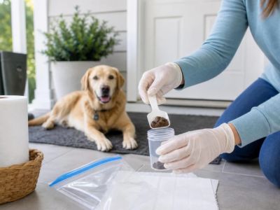 Pet Stool Sample: How to Collect and Store It for the Vet