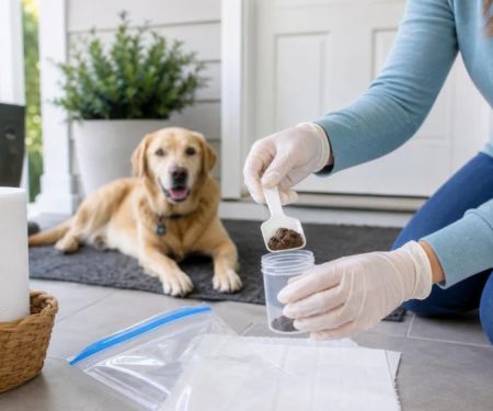 Pet Stool Sample: How to Collect and Store It for the Vet