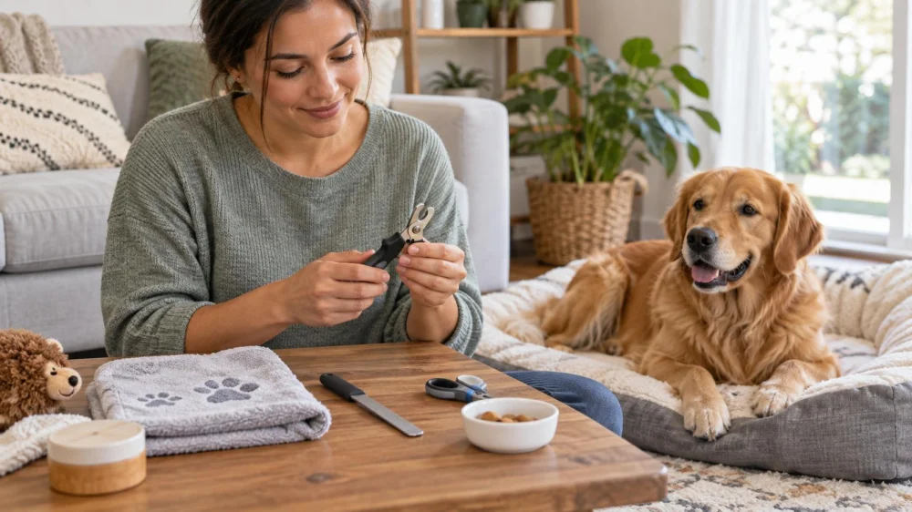 Pet Nail Trim Plan: Tools, Restraint, and Stop Signs
