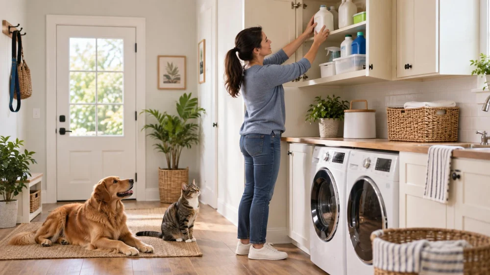Pet Poison Prevention: Store Common Hazards Out of Reach
