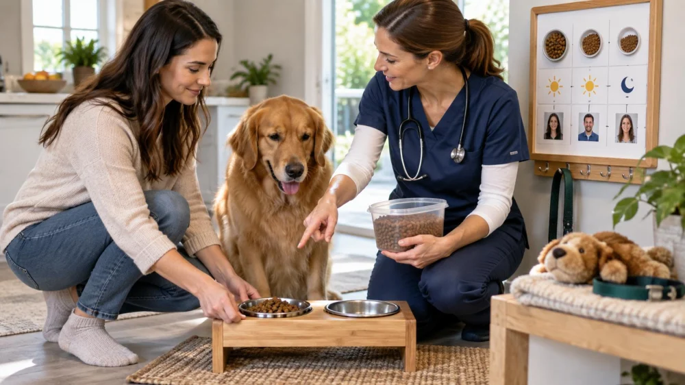 Pet Meal Handoff: Portions, Timing, and Confirmation