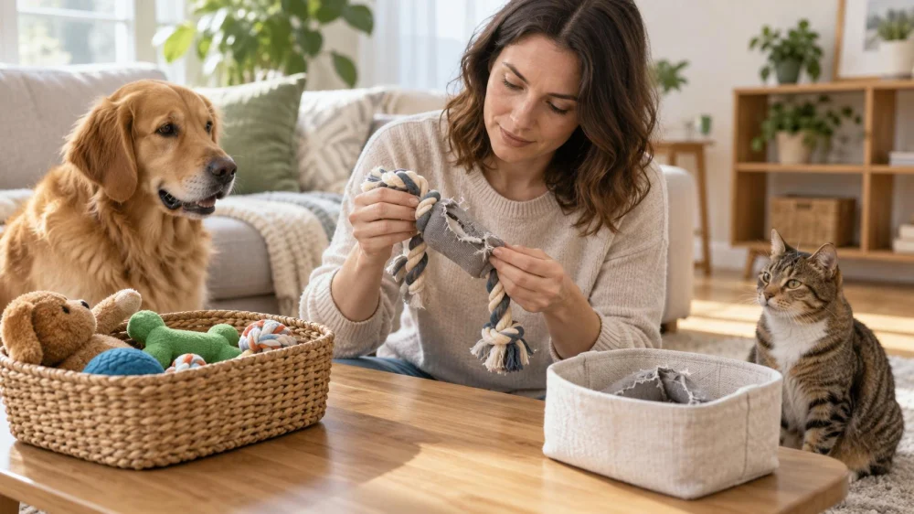 Pet Toy Inspection: Size, Damage, and Supervision