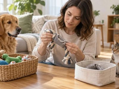Pet Toy Inspection: Size, Damage, and Supervision
