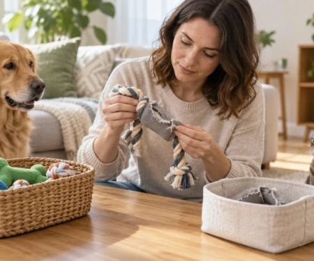 Pet Toy Inspection: Size, Damage, and Supervision