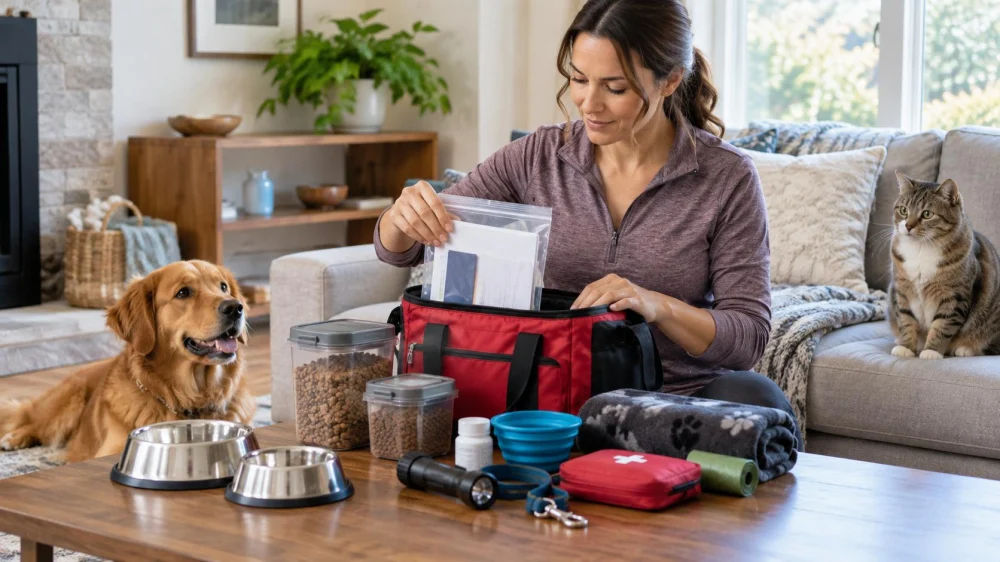 Pet Emergency Kit: Records, Supplies, and Rotation