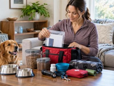 Pet Emergency Kit: Records, Supplies, and Rotation