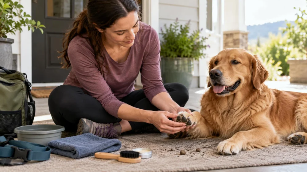 Pet Paw Pad Check: Heat, Cracks, Debris, and Vet Signs