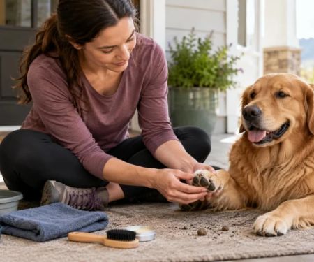Pet Paw Pad Check: Heat, Cracks, Debris, and Vet Signs
