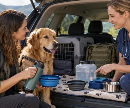Pet Travel Water Plan: Containers, Stops, and Cleanliness