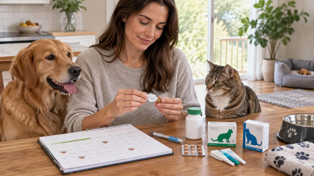 Pet Parasite Prevention Calendar: Product, Dose, and Dates