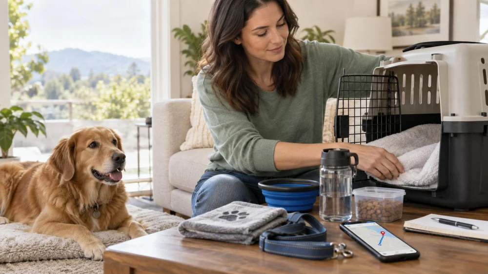 Pet Emergency Transport: Carrier, Route, and Vet Contact