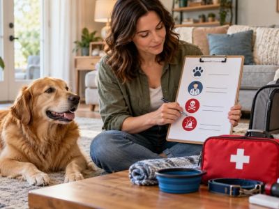 Pet First-Aid Contact Sheet: Vet, Poison, and Emergency Plan