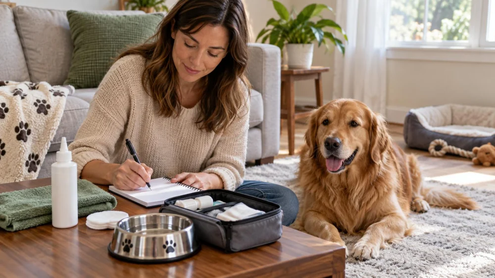 Pet Ear Scratching Log: Side, Frequency, and Vet Questions