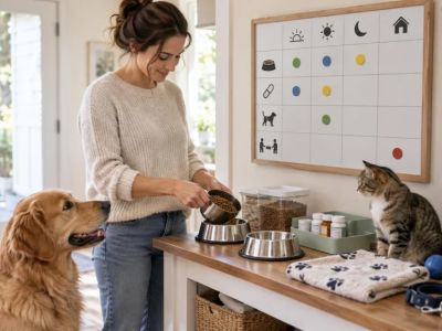 Pet Care Schedule Board: Meals, Medicine, and Handoffs