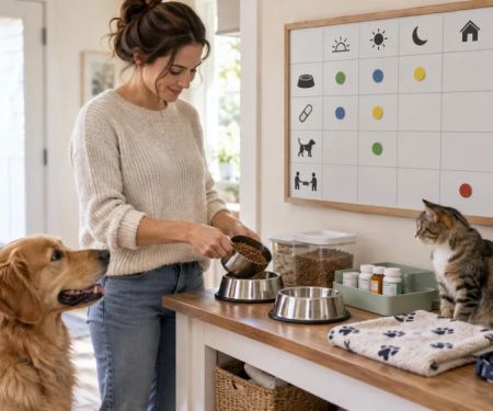 Pet Care Schedule Board: Meals, Medicine, and Handoffs