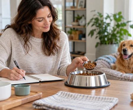 Pet Appetite Log: Portions, Timing, and Changes to Report
