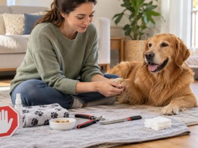 Pet Nail Trim Preparation: Tools, Handling, and Stop Signs
