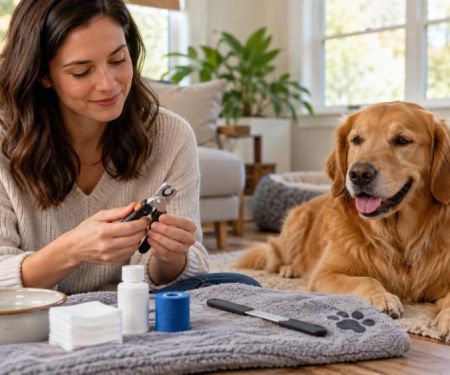 Pet Nail Trim Notes: Length, Bleeding Plan, and Vet Help