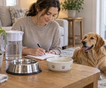 Pet Water Intake Log: Bowls, Timing, and Vet Questions