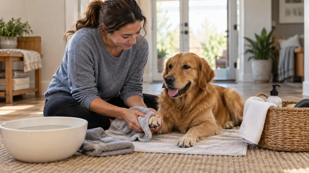 Pet Paw Cleaning: Checks Before the Next Step