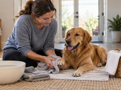 Pet Paw Cleaning: Checks Before the Next Step