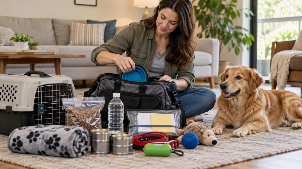 Pet Emergency Kit: Records, Carrier, and Safe Supplies