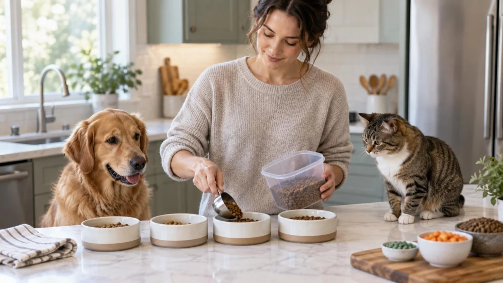 Pet Food Transition Plan: Portions, Days, and Symptoms