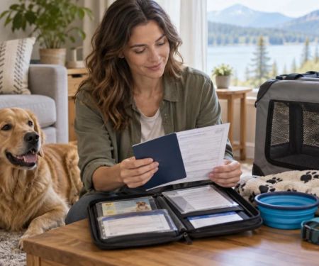 Pet Travel Document File: Vaccines, ID, and Health Records