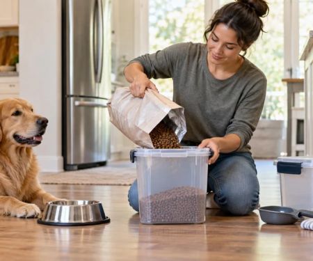 Pet Food Storage Bin: Seal, Label, and Cleaning